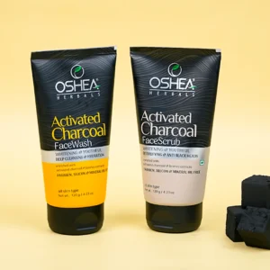 Activated Charcoal Face Scrub+ Activated Charcoal Face Wash Combo 120gm